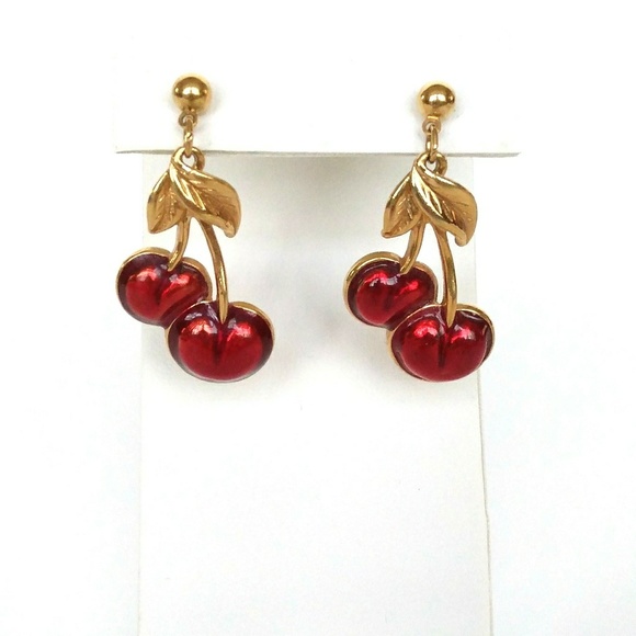 Avon Jewelry - Avon Red Cherry Earrings Avon Jewelry - Avon Red Cherry Earrings
